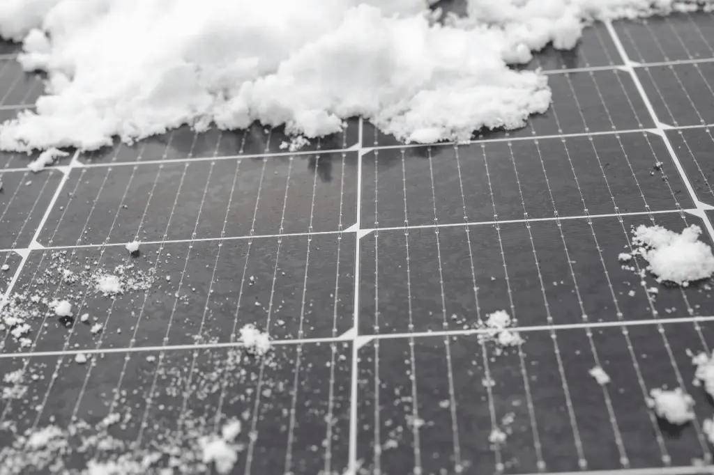 Solar Panel Snow - My Topp Home A snow covered central PA solar panel - My Topp Home